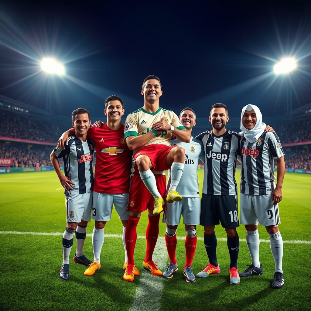 Cristiano Ronaldo Through the Years: A Digital Art Tribute