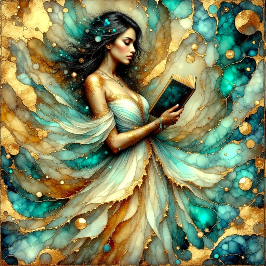 Surreal Candle in the Window as Neon Grunge Painting