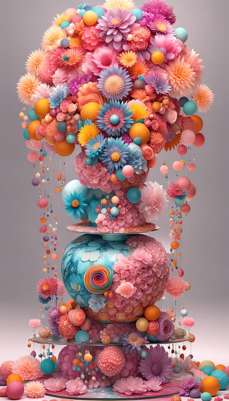 Vibrant AI Art: Unexpected Beauty in Bold Colors