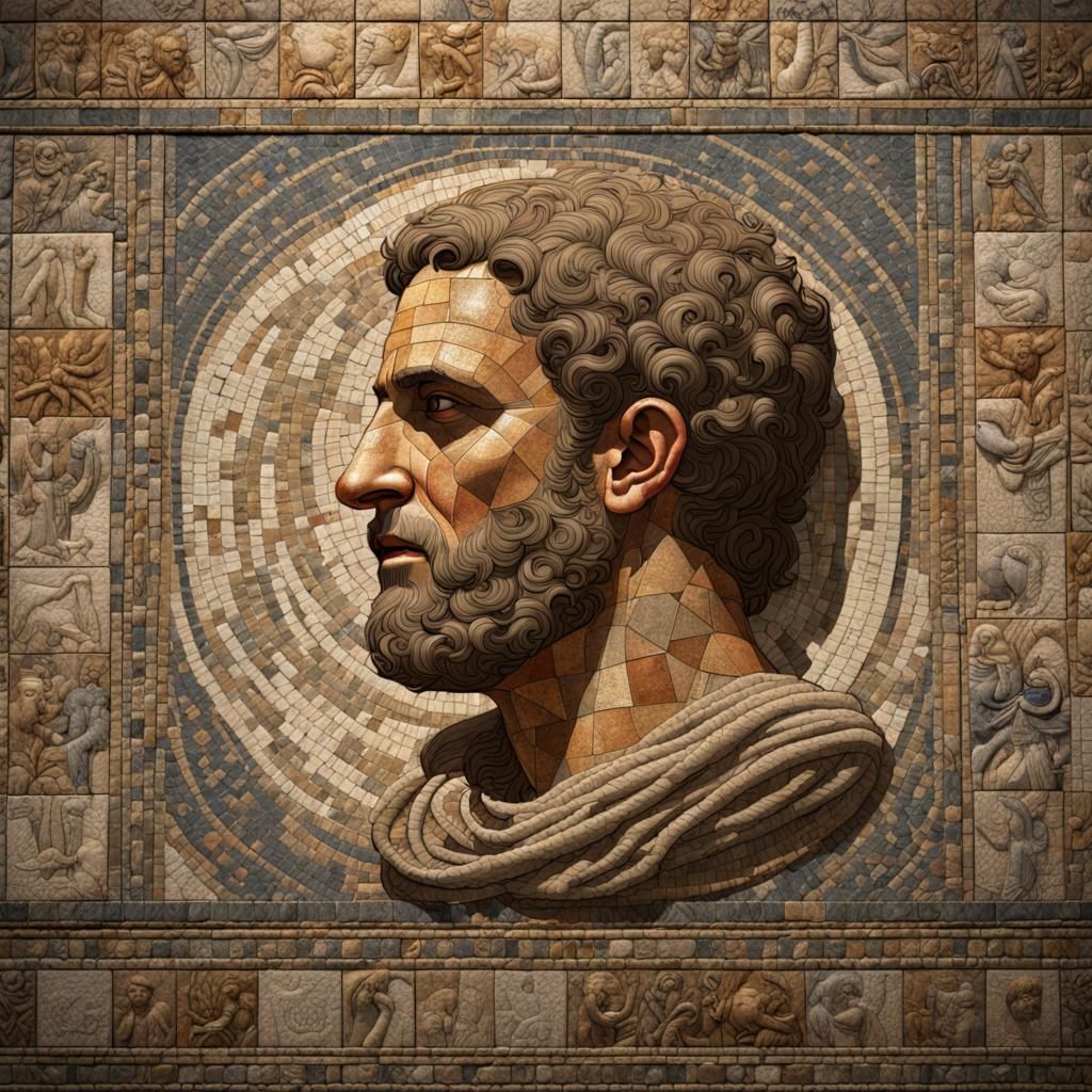Hannibal Mosaic: Classical Carthaginian Masterpiece
