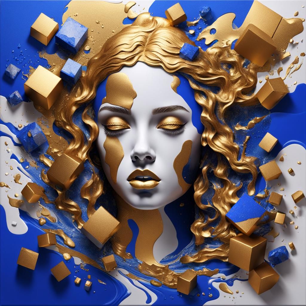 3D liquid art.