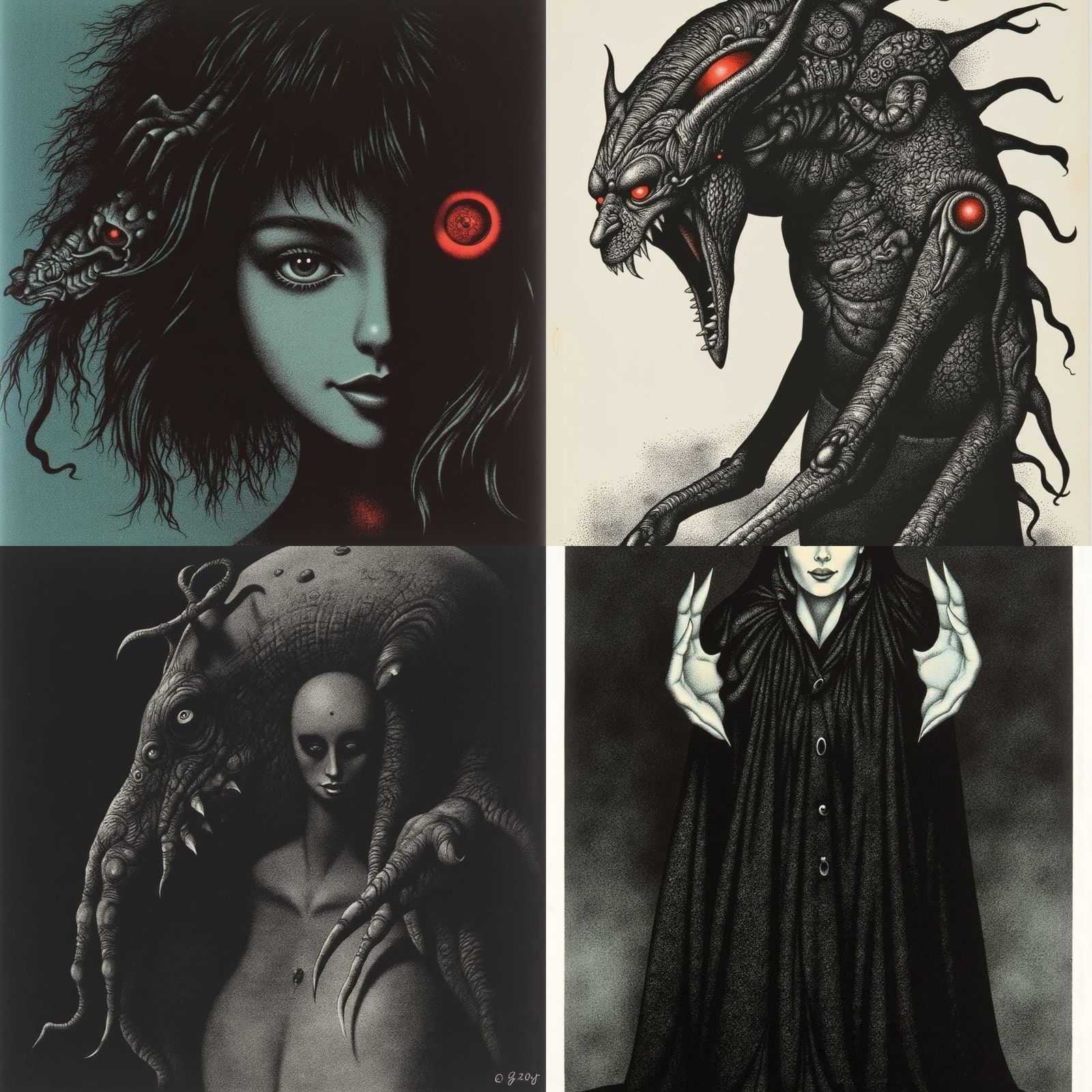 Blade Runner Horror in Giger Style