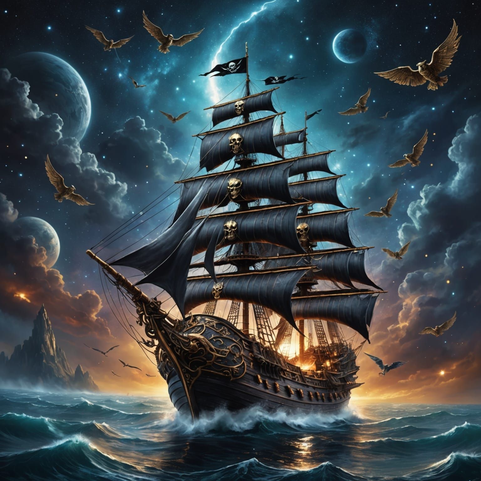 Pirate ship of the Night Owls