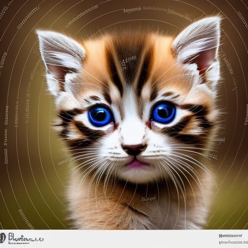 Adorable Kittens Playing with Glowing Eyes