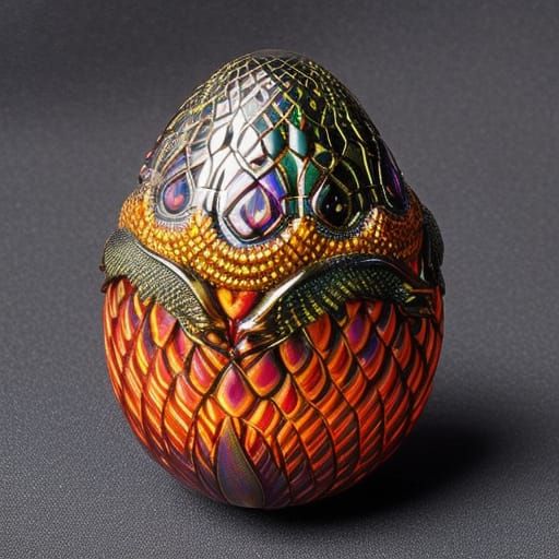 Baby Dragon Hatching: Hyperdetailed 3D Art