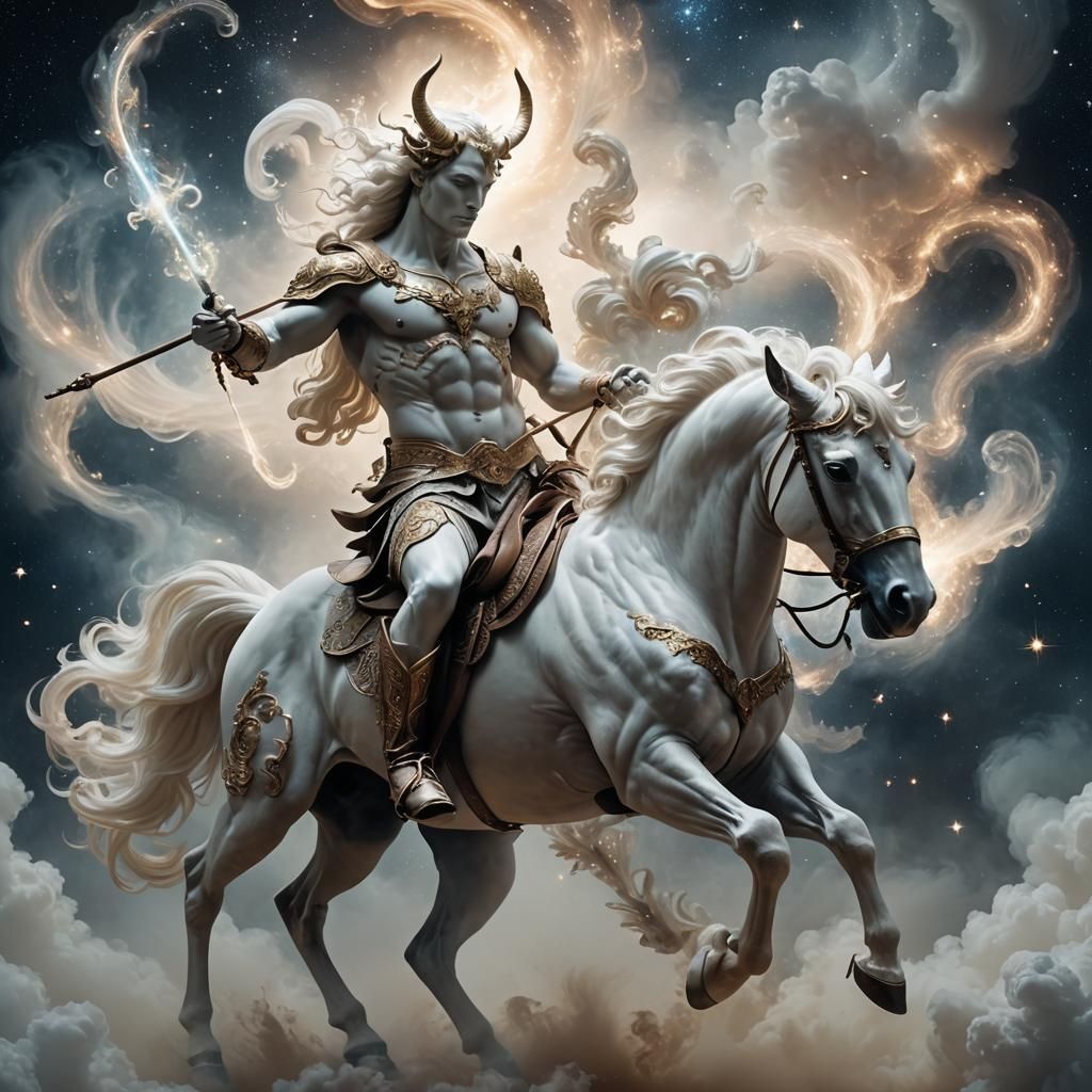 Ethereal Spectral Centaur as Surreal Dreamscape