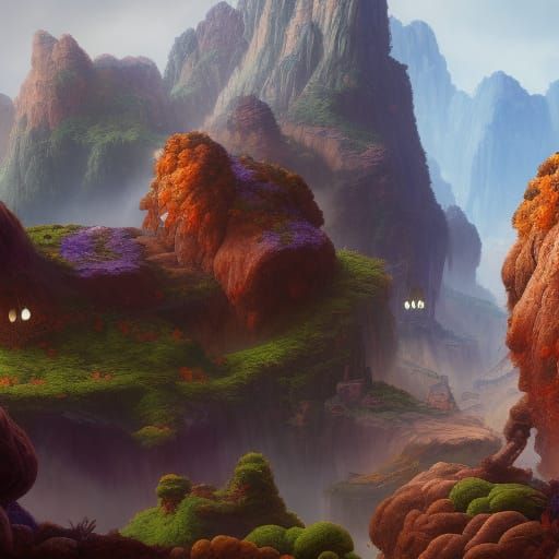 Fantastical Monkey Potato Concept Art