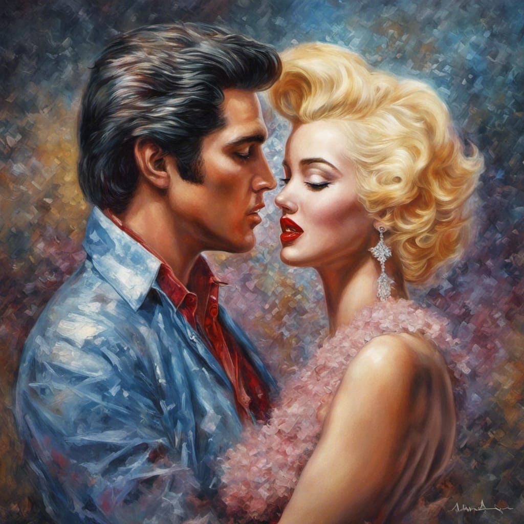 Elvis Presley and Marilyn Monroe in Harmony