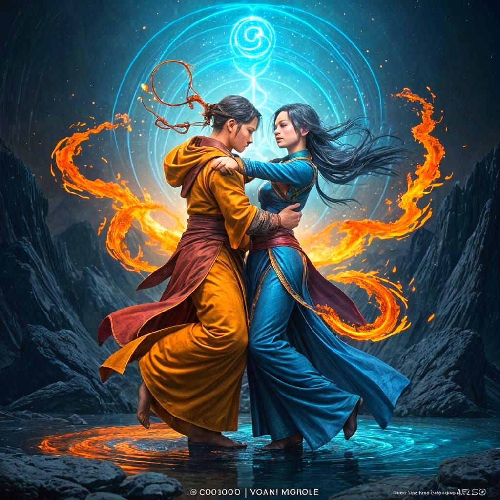 Elemental Dreamscape: Water, Fire, Earth, and Air