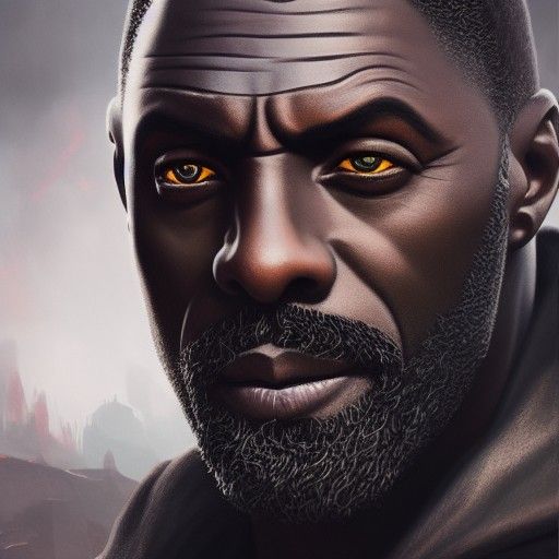 Sinister Ganondorf Portrait in Hyperdetailed Style