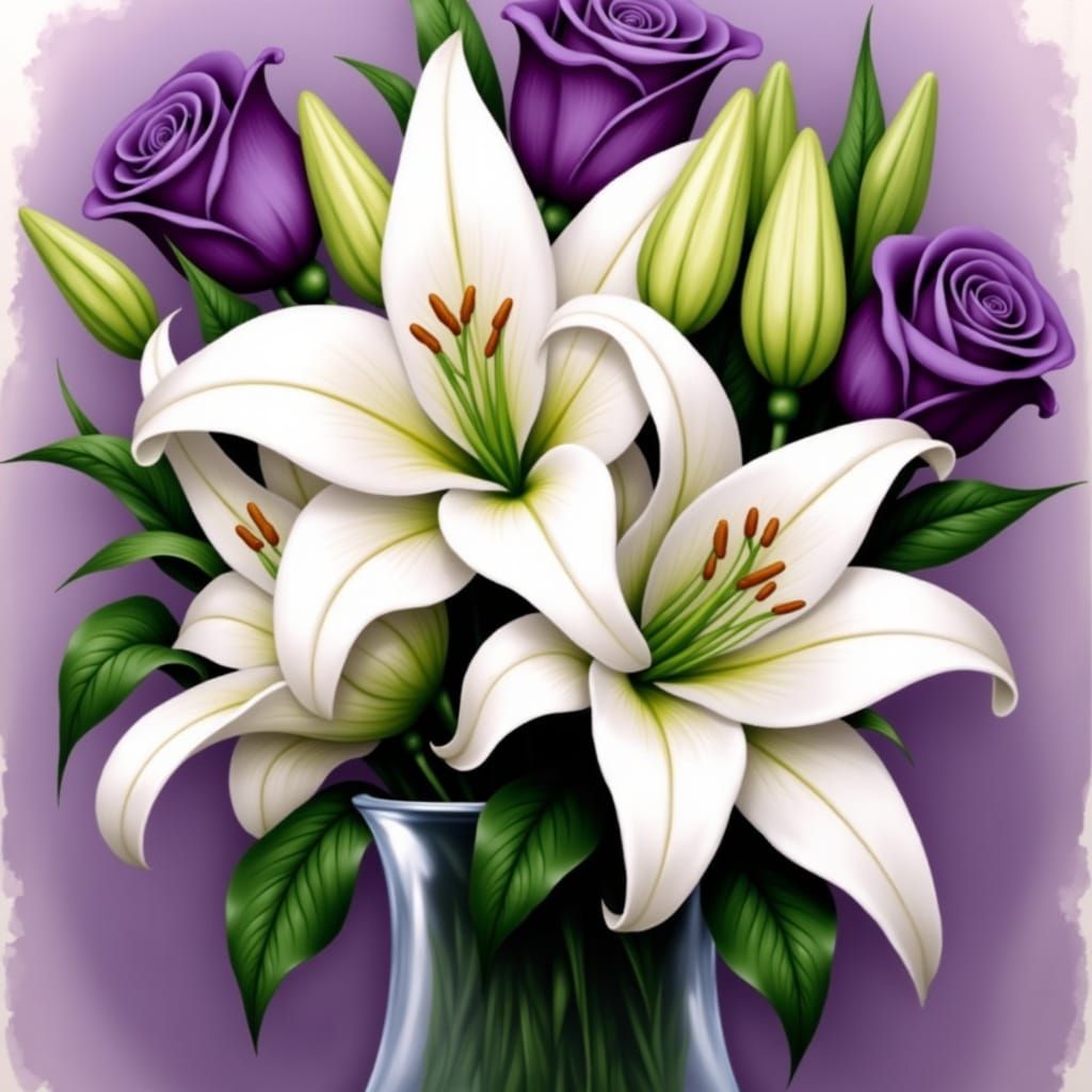 Surreal Florals in Vibrant Hues