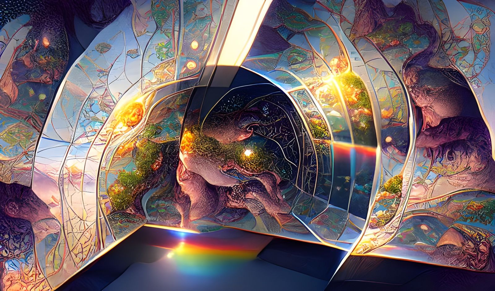 Surreal Black Hole Event Horizon Illustration