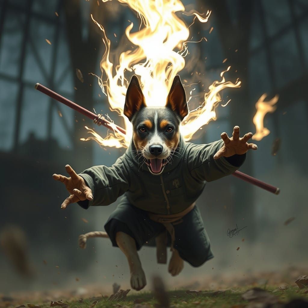 Ninja Jack Russell Terriers Unleash Energy Blasts