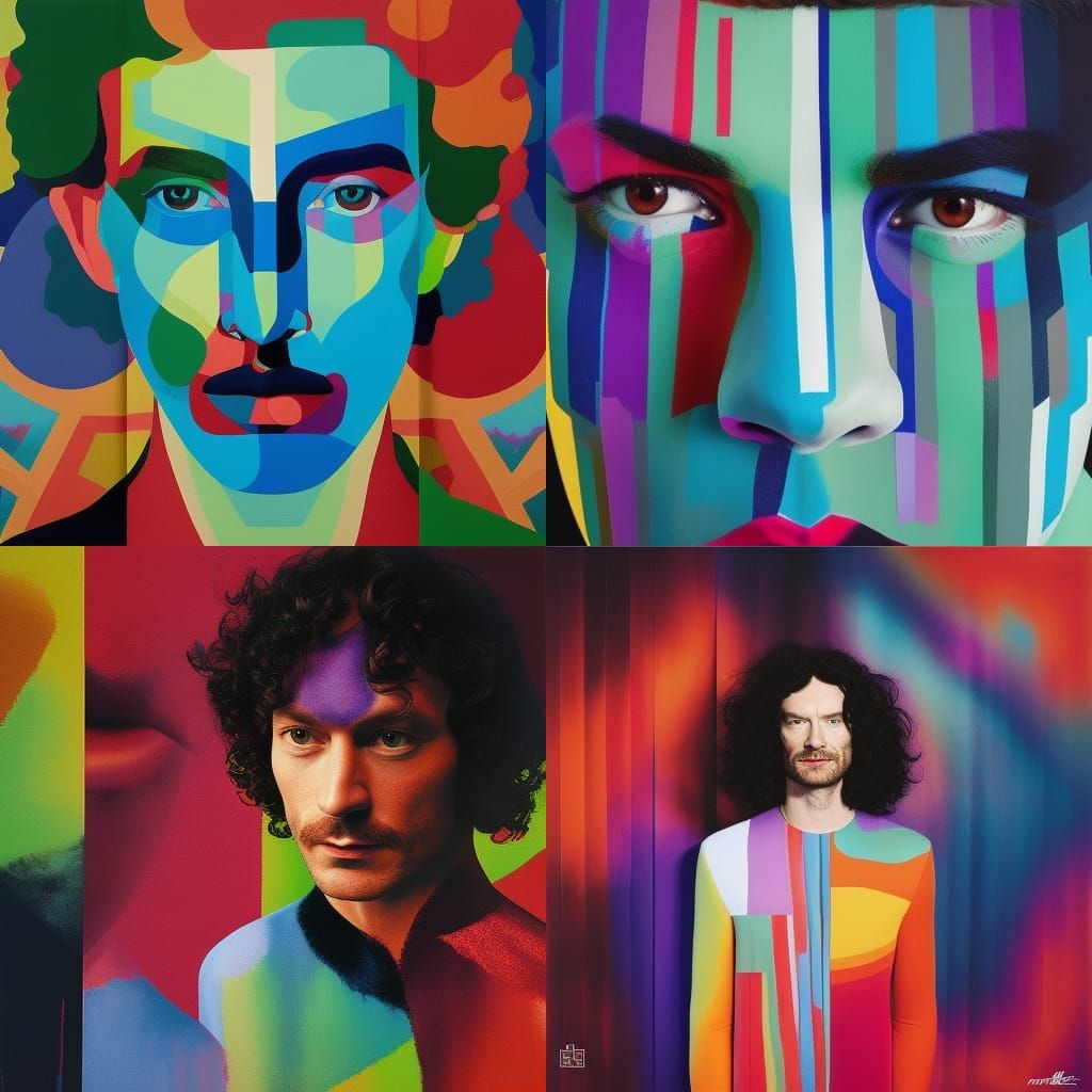 Painted People Inspired by Gotye's Somebody That I Used To K...