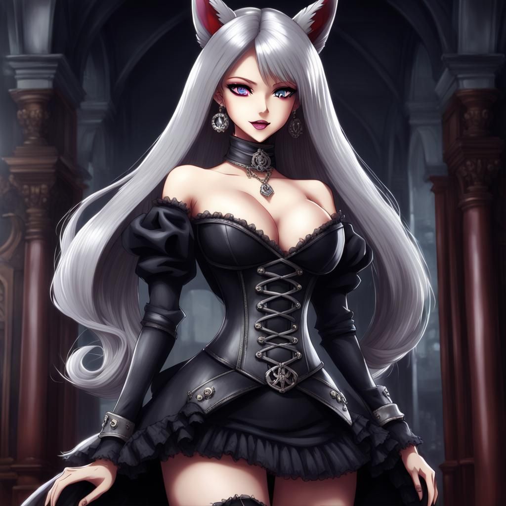 Anime Style Kitsune Vampire Barbie Princess