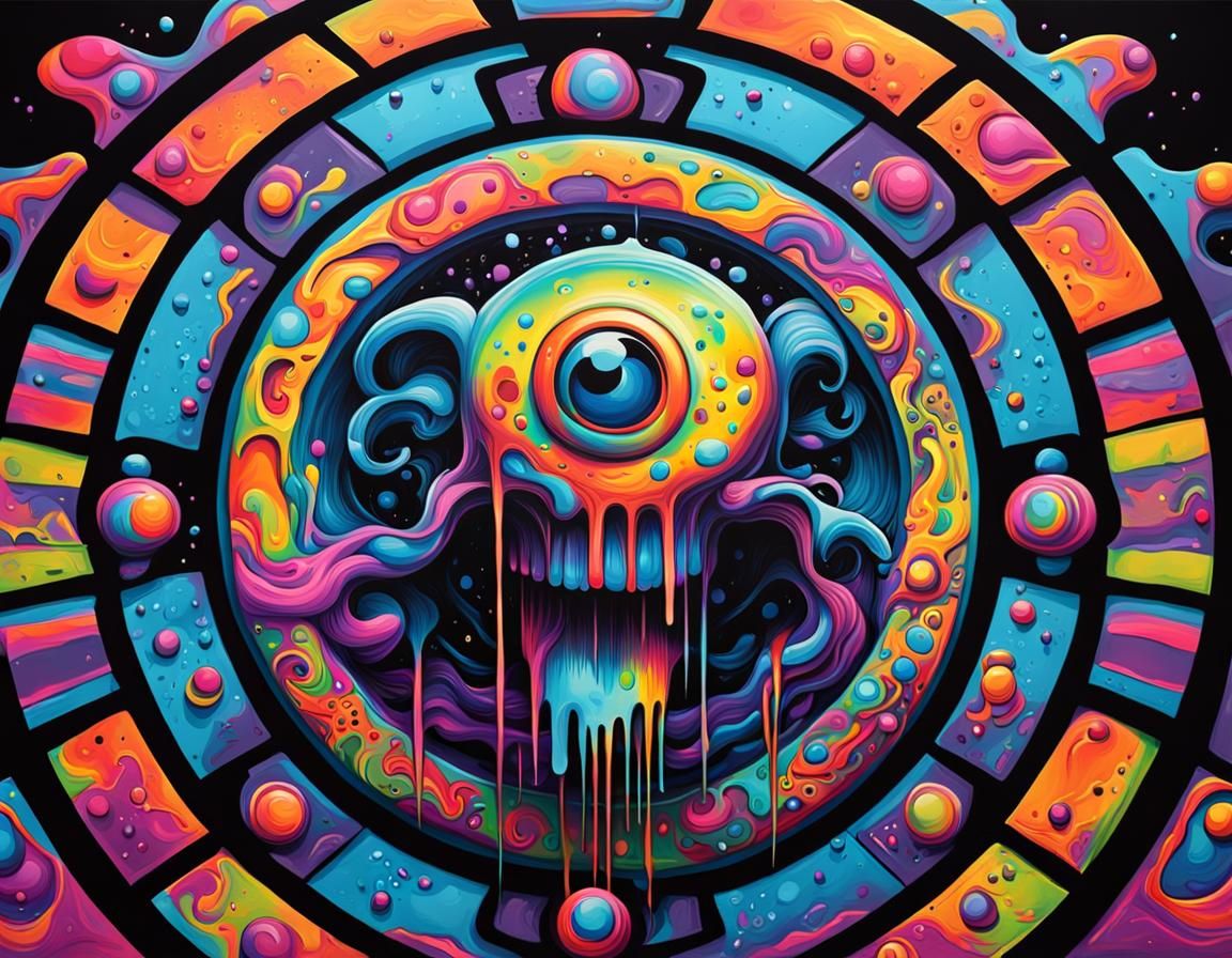 Psychedelic Graffiti Art in Ultra Quality