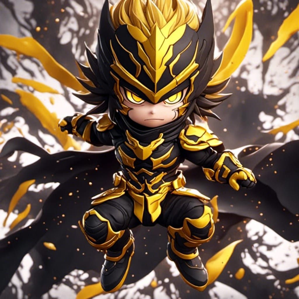 Powerful Superhero in HDR Digital Matte Painting