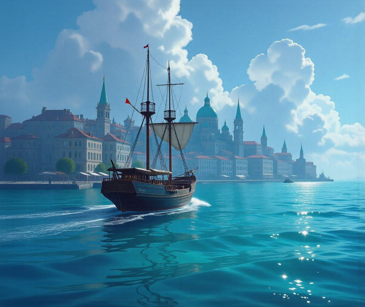 Ottoman Istanbul: Hyperrealistic Fantasy Art of Eminönü