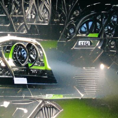 Cyberpunk Cityscape at Night in Digital Art