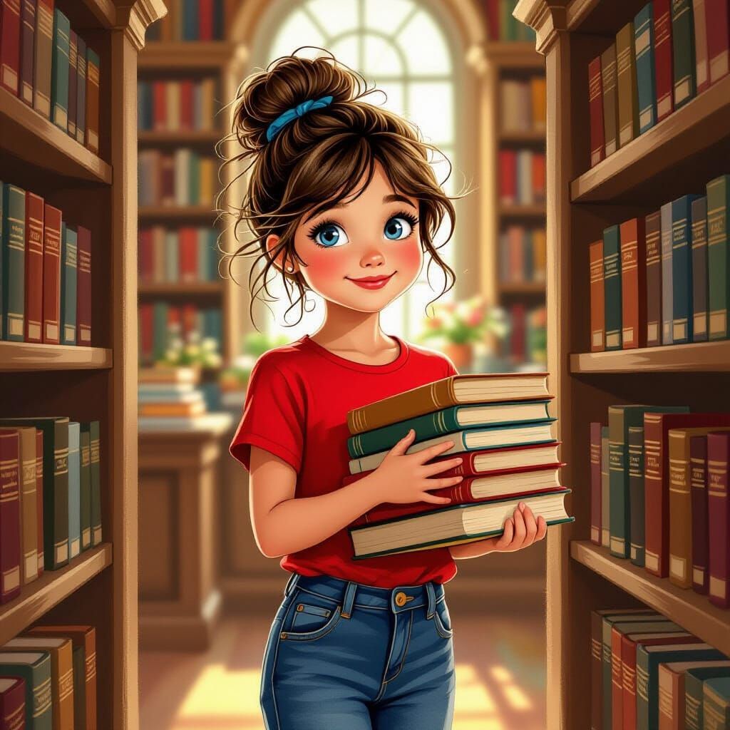 I love going to the library for books to read.  (Ollie serie...