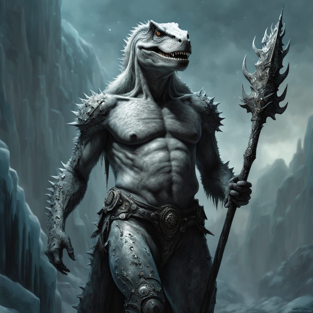 Fearsome Tyrannosaurus Rex Stands Tall in Arctic Ice Cavern