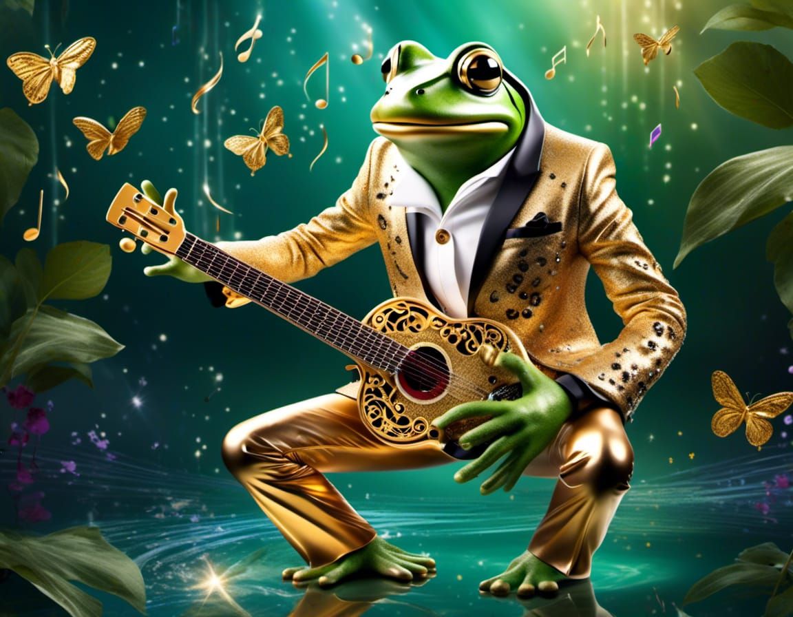 ELVIS PRESLY AS A FROG