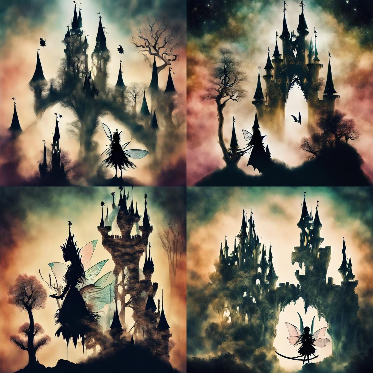 Magical Elven Castle Guarded by Fairy Priest