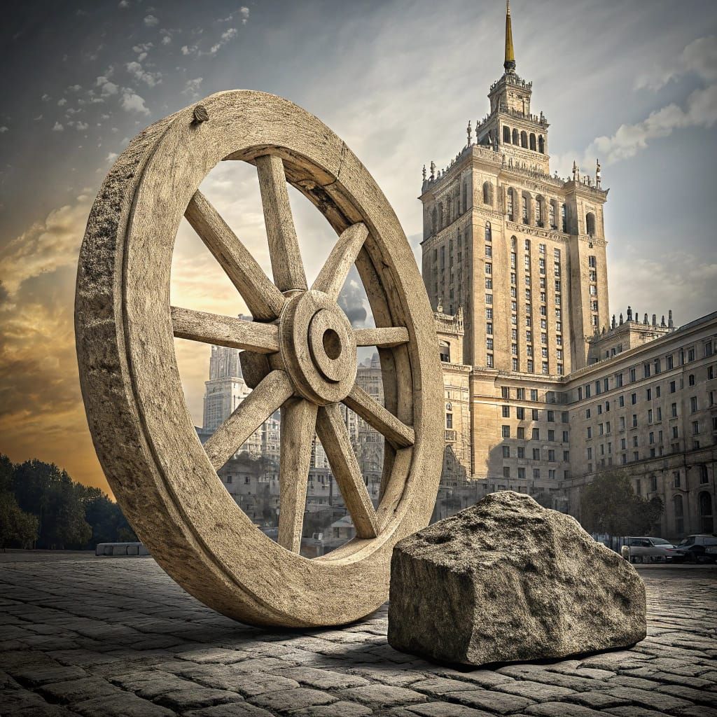 Warsaw School Stone Age Wheel Design
