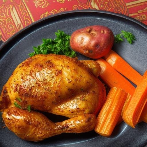 Oven Roasted Chicken & Vegetables