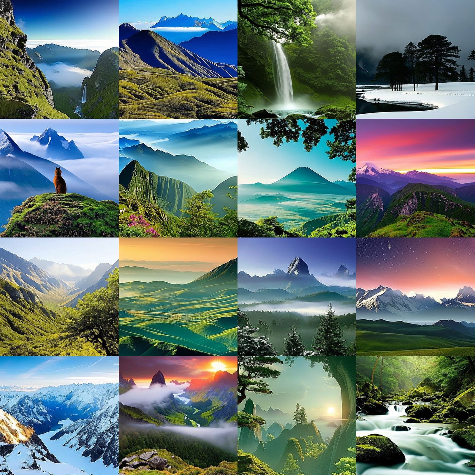 Mystic Realm: A Fantasy Landscape of Wisdom