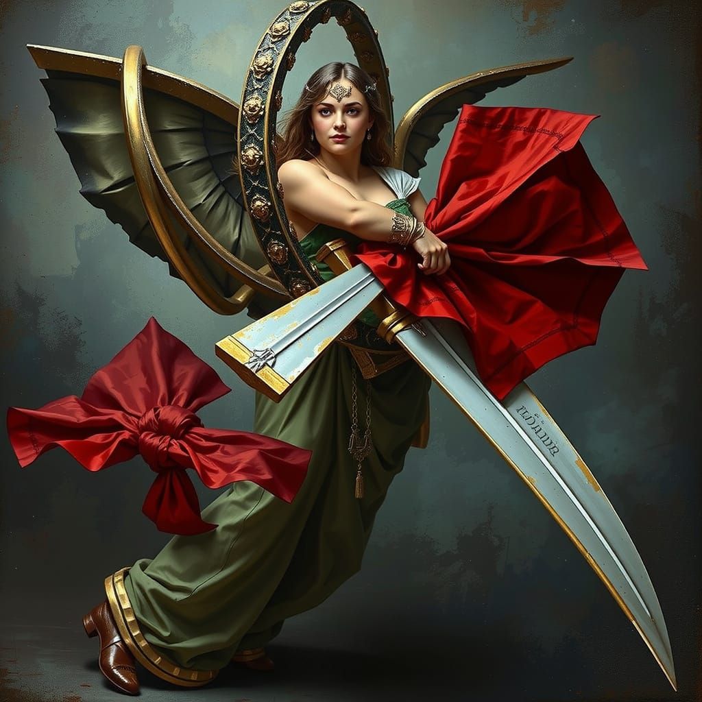 Abstract Geometric Curves in Mathematical Illustration