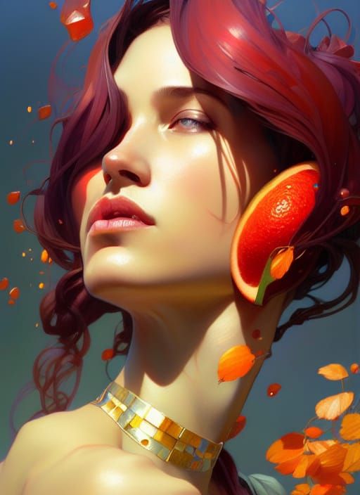 Cosmic Portrait in Dynamic Lighting, 8K Resolution