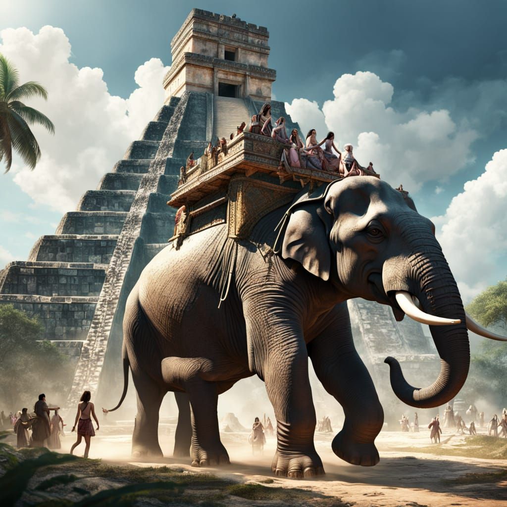 The Elephant Of Chichen Itza