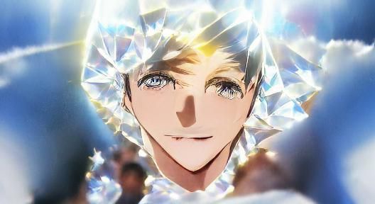 Radiant Male Anime Angel Diamond Gaze