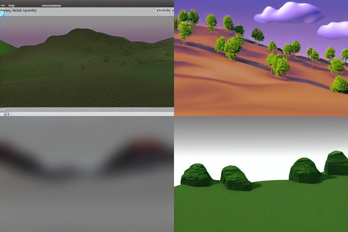 AI Generated Landscape Render