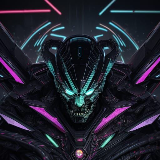 Cyberpunk Shifter in Neon Transformation