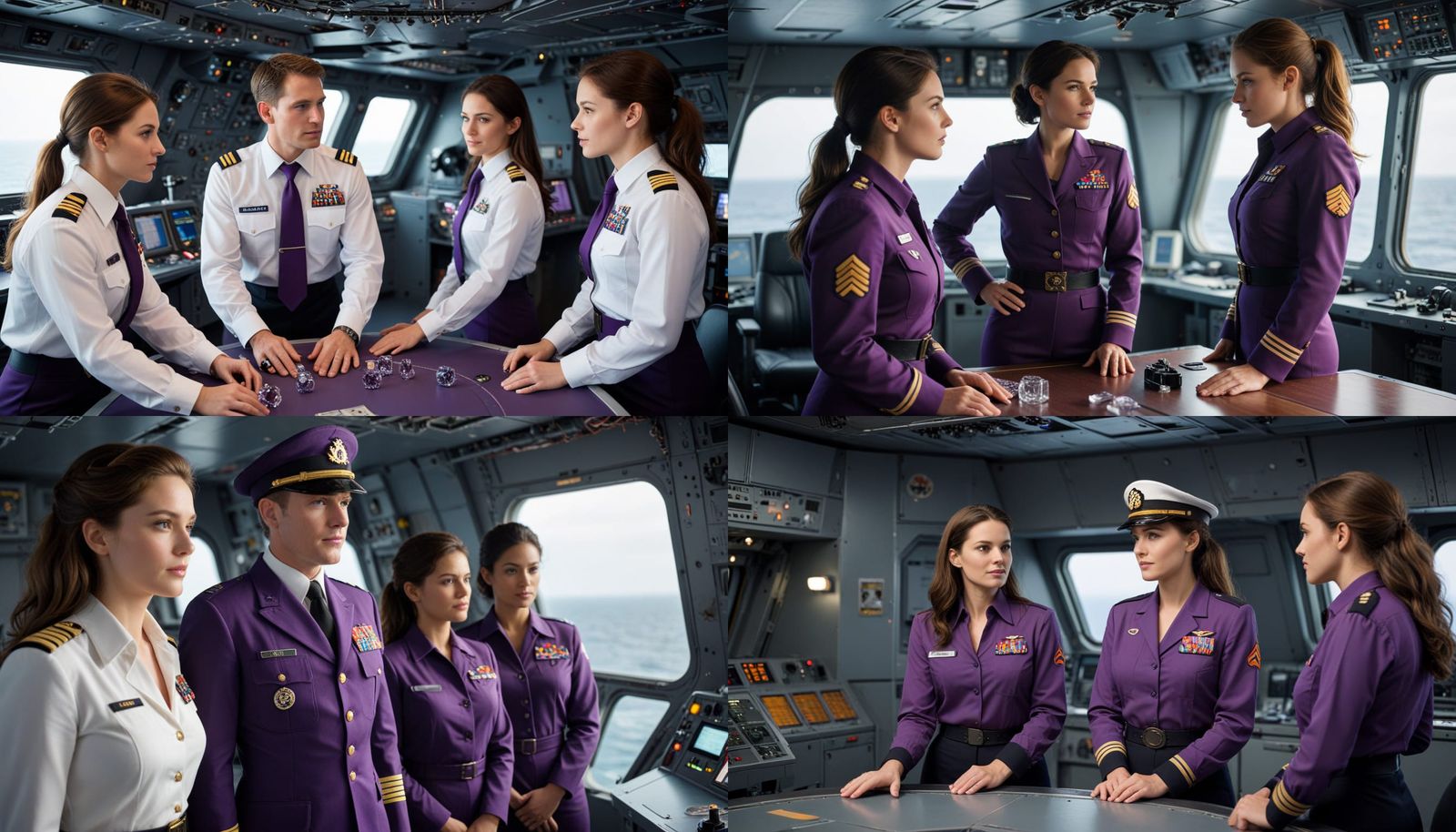 Fierce Female Navy Officers Unite as Powerful Magicians