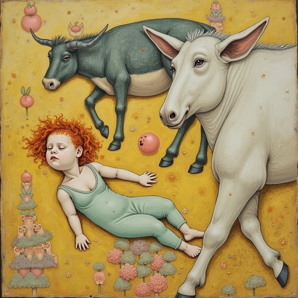 Surreal Dreamscapes of Divine Family Gathering