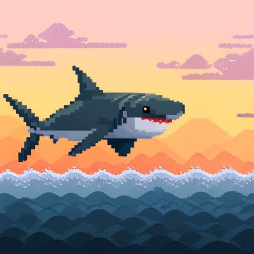 Pixel Sharkie