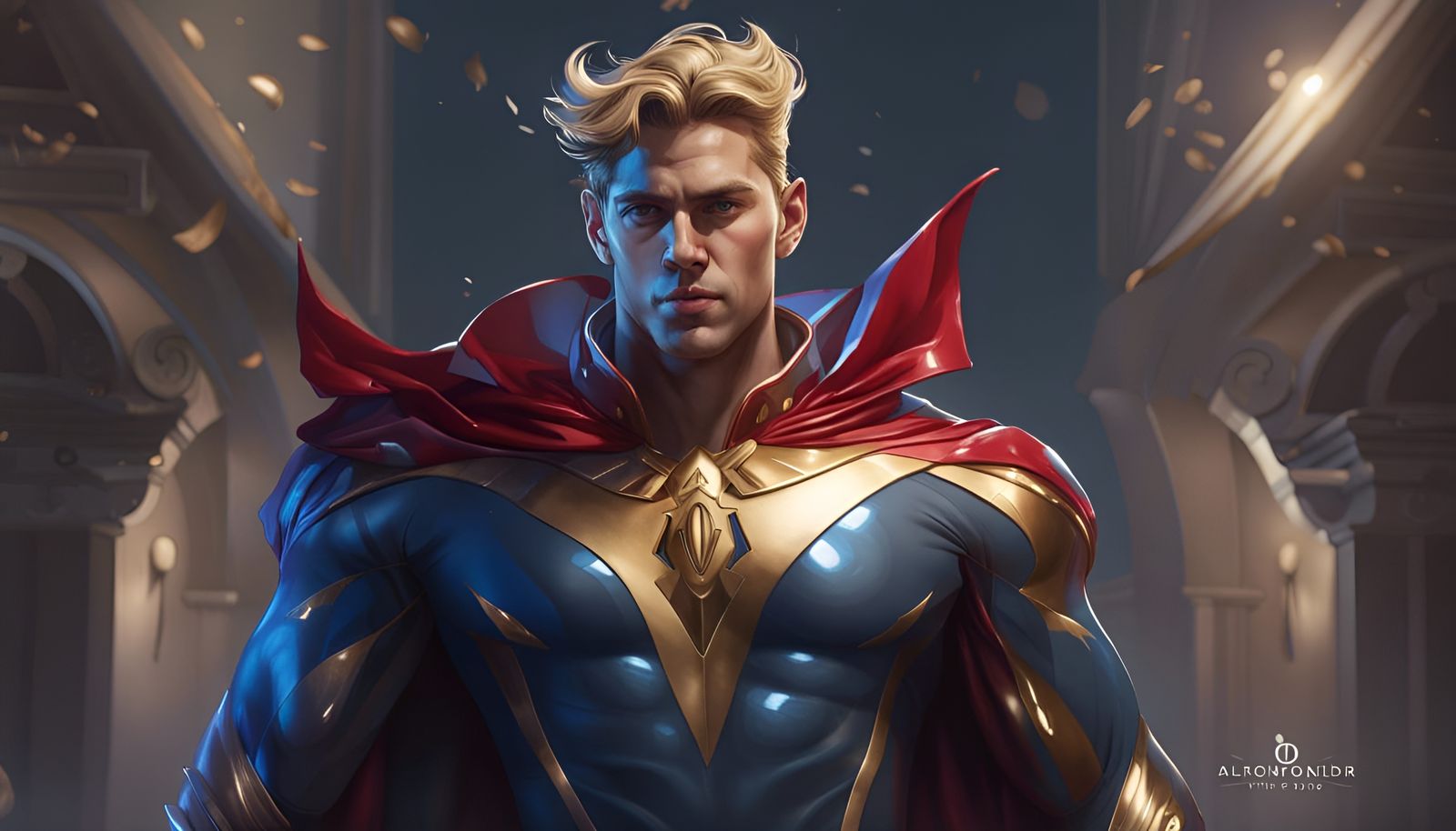 Homelander Portrait from The Boys in Digital Art