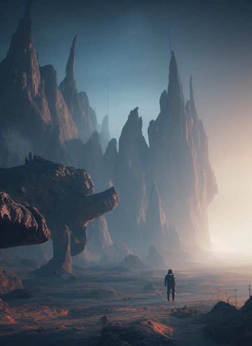 Magnificent Post-Apocalyptic Fire Landscape in Unreal Engine