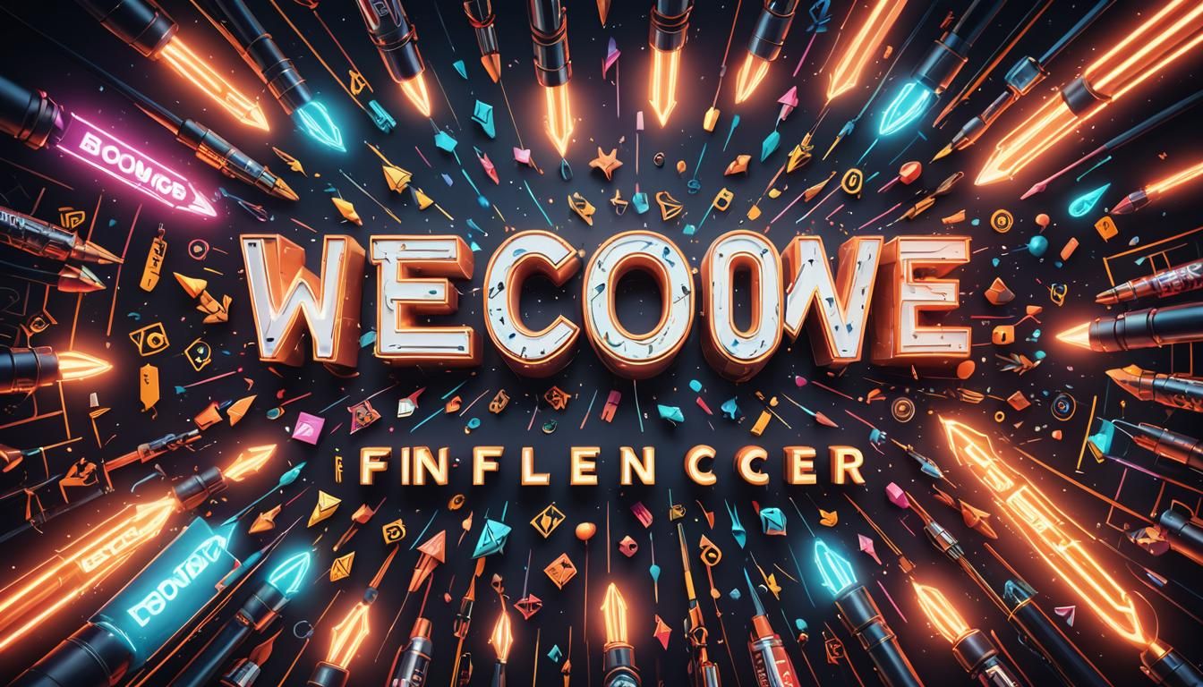 Vibrant F1 Influencer YouTube Intro in Fantasy Art