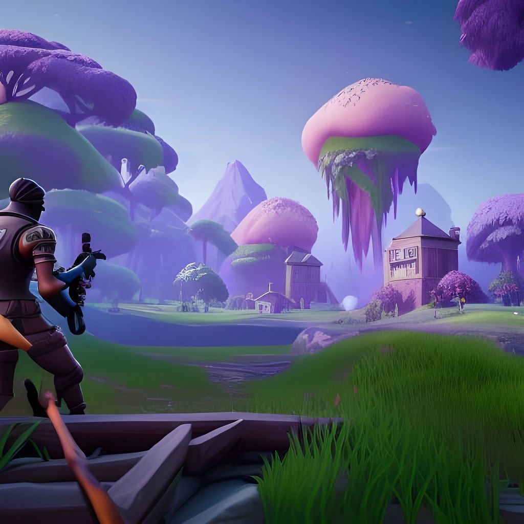 Fortnite-Inspired Matte Painting in Unreal Engine 5