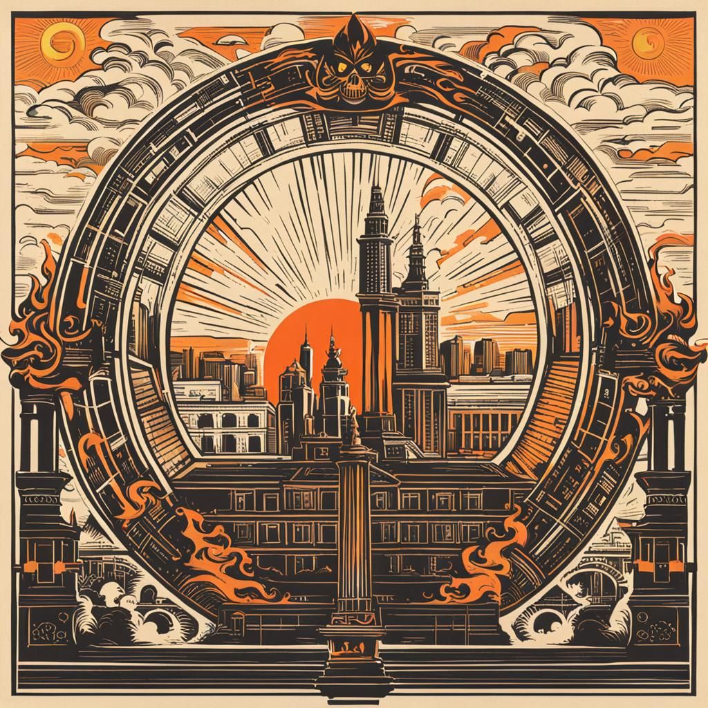 Symbolic Flame of a New Tomorrow