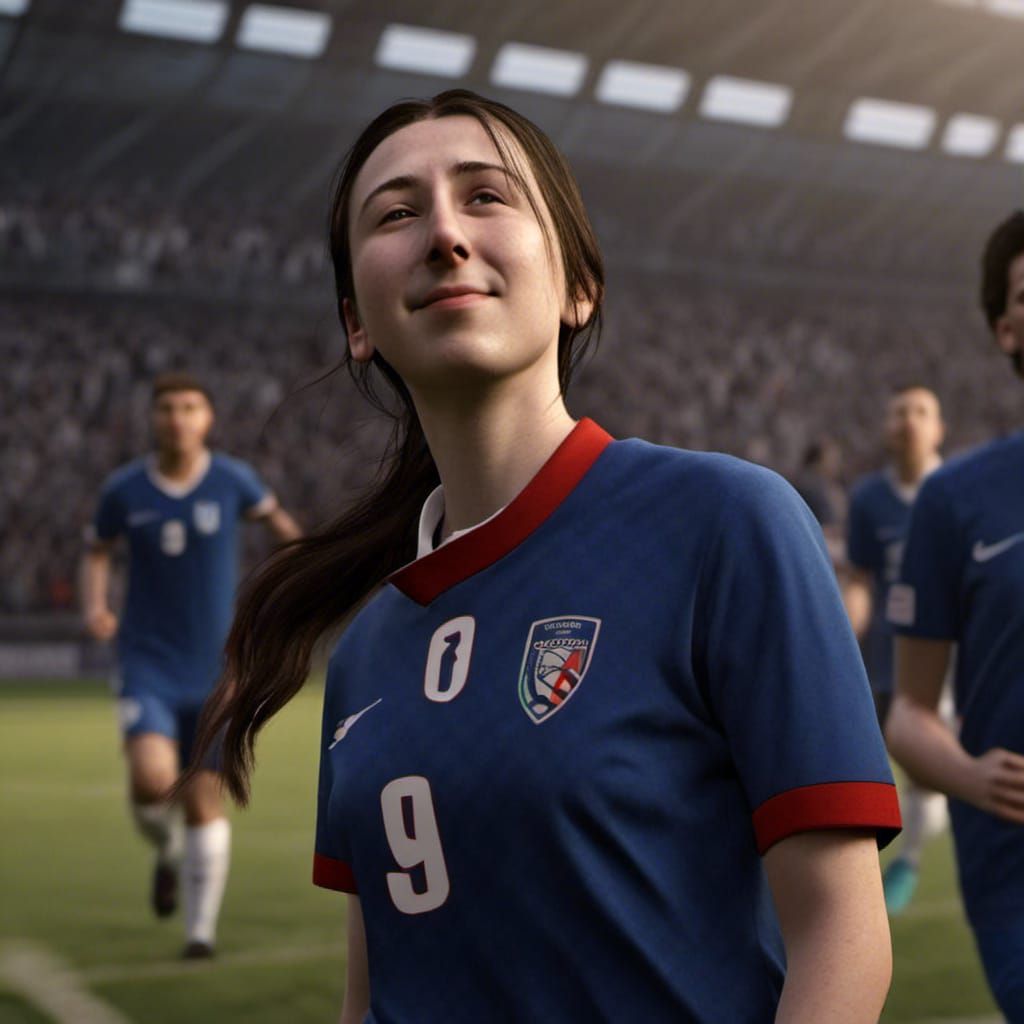 AFC Richmond Soccer Star Portrait in Hyperrealism