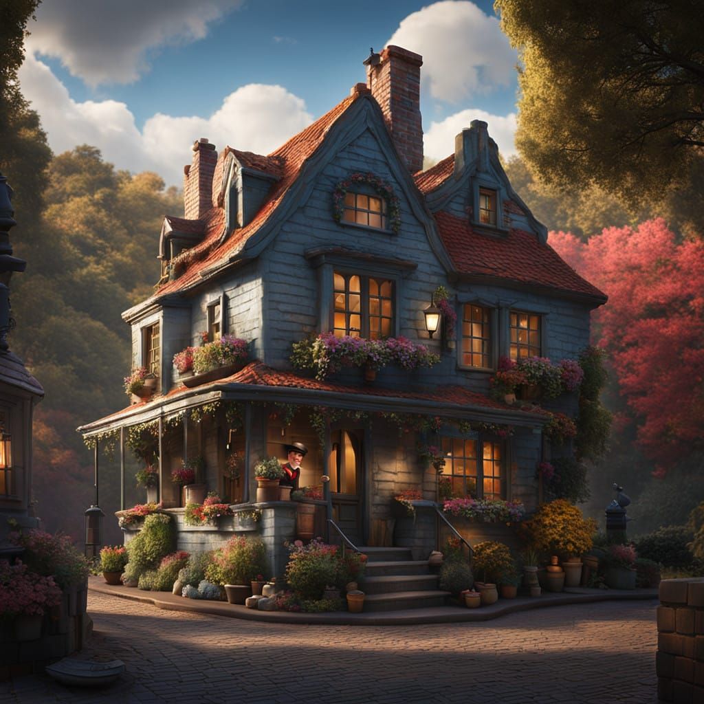 Charming Chimney Sweep Kitten Bobblehead in Whimsical Detail