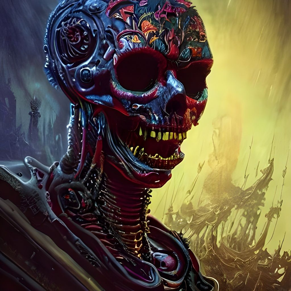 Vibrant Calavera Image