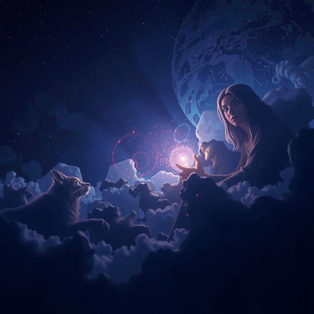 Fantastical Duo in Ethereal Fantasy World