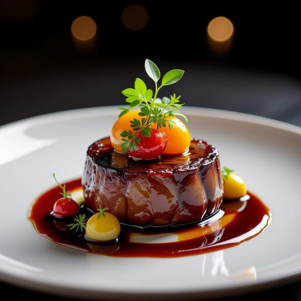 Gourmet Food Masterpiece in Ultra-High Resolution