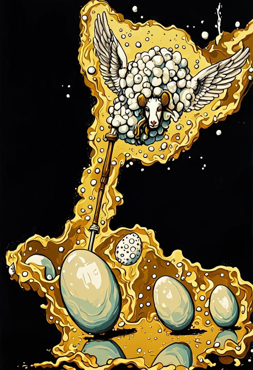 Surreal Pop-Art Terror: Toilet God's Ovine Feast